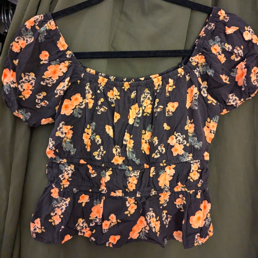 Floral Babydoll Top